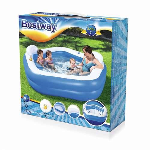 Dječiji bazen na napuhavanje Bestway Pisana 213 x 206 x 69 cm Cijena