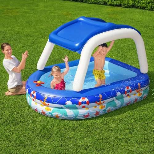 Dječiji bazen na napuhavanje Bestway Pisana 213 x 155 x 132 cm 175 x 262 x 51 cm Brod Cijena