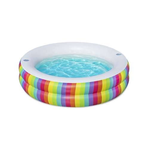 Dječiji bazen na napuhavanje Bestway Duga 206 x 206 x 51 cm Cijena