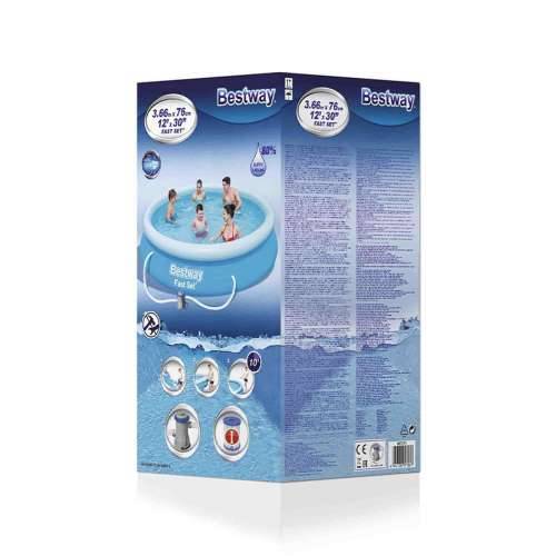 Bazen na napuhavanje Bestway 5377 L 366 x 76 cm Plava Cijena