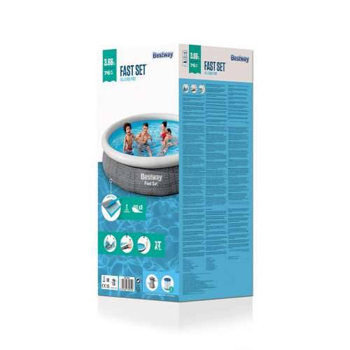 Bazen na napuhavanje Bestway Siva 5377 L 366 x 76 cm Cijena