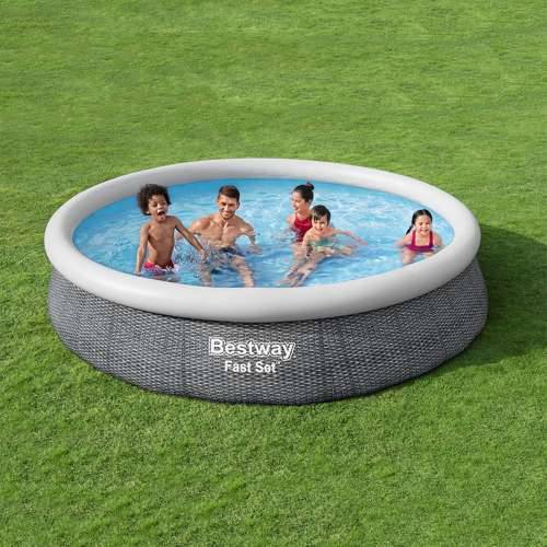 Bazen na napuhavanje Bestway Siva 5377 L 366 x 76 cm Cijena