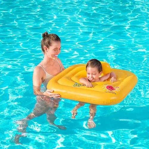 Plovak za bebu Bestway Rumena Rak 76 x 76 cm 1-2 godina (1 kom.) Cijena