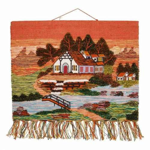 tapiserija Alexandra House Living Pisana Juta 100 x 80 cm rural Cijena
