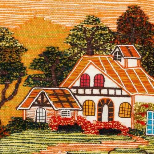 tapiserija Alexandra House Living Juta 100 x 80 cm rural Cijena