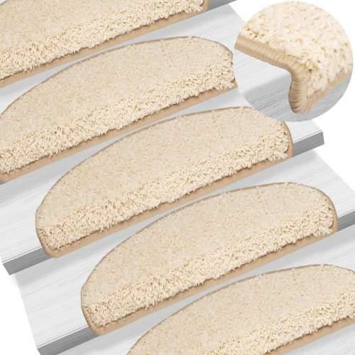 Tepisi za stepenice 15 kom krem 65 x 21 x 4 cm - Krema 65 x 21 x 4 cm 15 Cijena