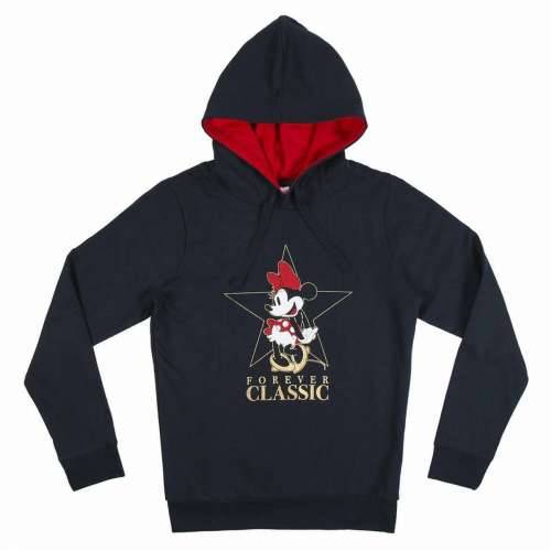 Ženska Majica s Kapuljačom Minnie Mouse Tamno plava Cijena