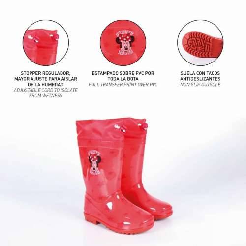 Dječje Čizme za Vodu Minnie Mouse Crvena Cijena