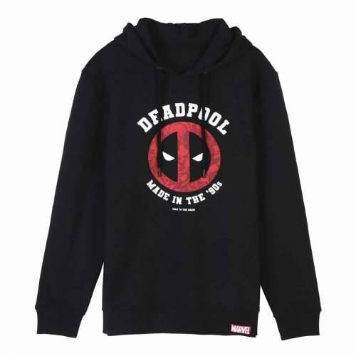 Muška Majica s Kapuljačom Deadpool Crna Cijena