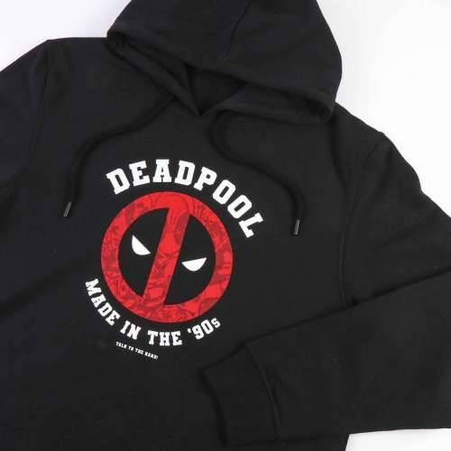 Muška Majica s Kapuljačom Deadpool Crna Cijena