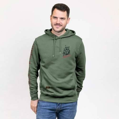 Muška Majica s Kapuljačom The Mandalorian Tamnozelena Cijena