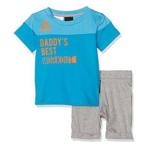 Sportski Komplet za Bebe Reebok B ES Inf SJ SS Plava Cijena
