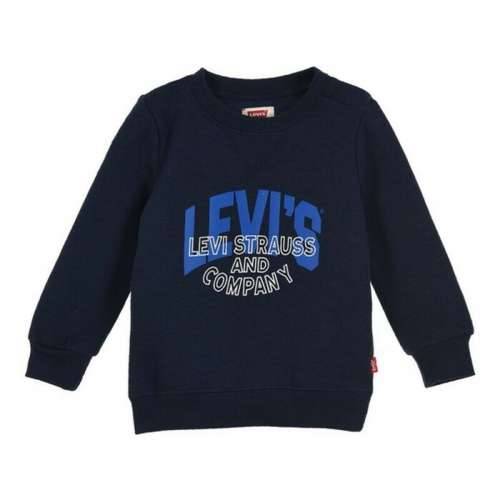 Dječja Majica Levi’s TWO TONE PRINT Mornarsko plava Cijena