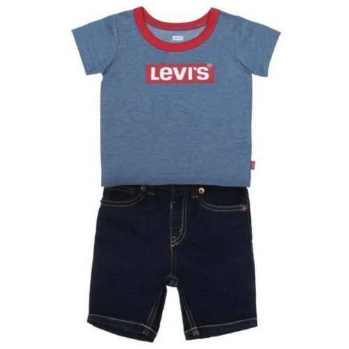 Sportski Komplet za Bebe Levi’s STRETCH DENIM SHORT Plava Cijena