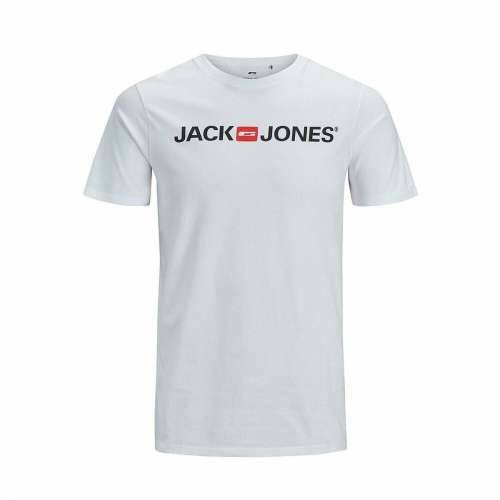 Muška Majica Kratkih Rukava JJECORP LOGO TEE SS O-NECK NOSS  Jack & Jones  12137126  Bijela Cijena