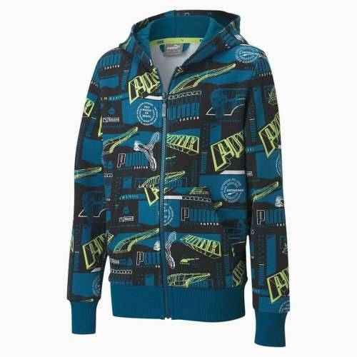 Unisex Majica s Kapuljačom Puma  FULL-ZIP 583197 Plava Cijena