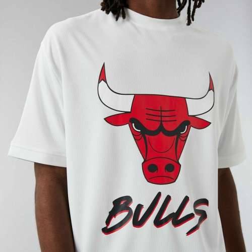 Majica Kratkih Rukava NBA SCRIPT MESH New Era WHIFDR 60284736 Bijela Cijena
