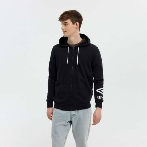 Muška Majica s Kapuljačom FW TERRACE ZIP HOODIE Umbro 66063U 060 Crna Cijena