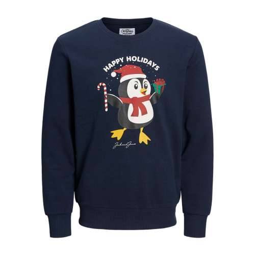 Muška Majica bez Kapuljače Jack & Jones 23144 Mornarsko plava Cijena