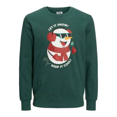 Muška Majica bez Kapuljače JORTOON Jack & Jones 23149  Zelena Cijena