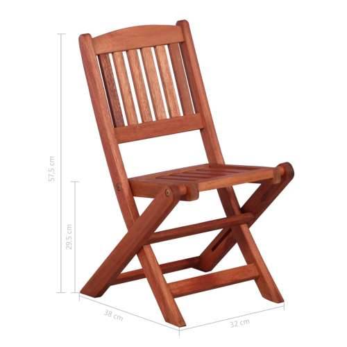 3-dijelni bistro set za djecu od masivnog drva eukaliptusa - bez klupe 1 Cijena