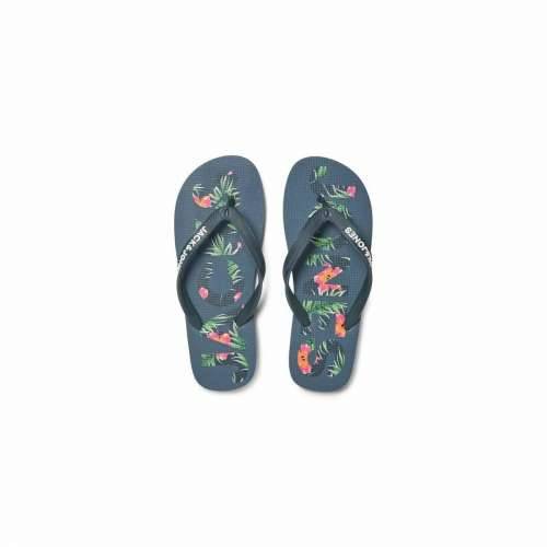 Japanke za muškarce Jack & Jones FWLOGO PALM PRINT 12230642 Mornarsko plava Cijena