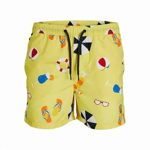 Muški Kupaći Kostim Jack & Jones  BIG PRINTS 12227754 Rumena Cijena