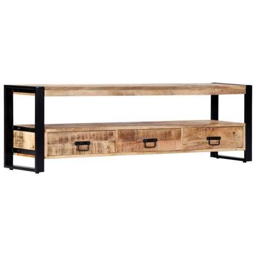TV ormarić od masivnog drva manga 150 x 30 x 45 cm - 1 150 cm masivno drvo manga Cijena