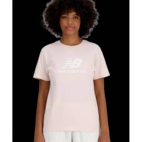 Ženska Majica Kratkih Rukava New Balance ESSENJERSEY LOGO WT41502 OUK Roza Cijena