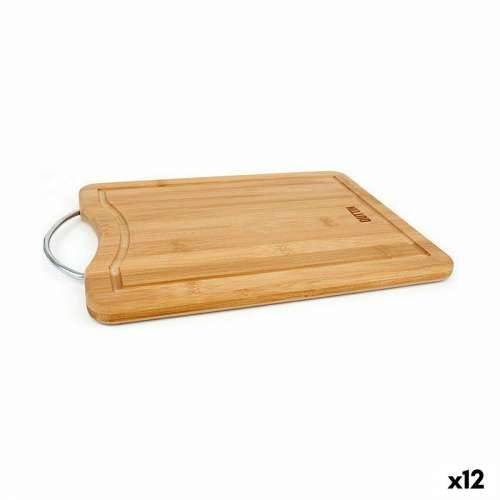 Daska za rezanje Quttin Smeđa Srebrna Metal Bambus 27 x 20 x 1,5 cm (12 kom.) Cijena