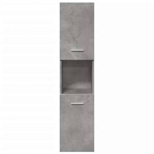 4-dijelni set kupaonskog namještaja siva boja betona drveni - Beton siva 60 x 38.5 x 46 cm 1 Cijena