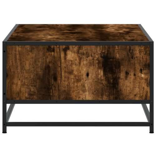 Stolić za kavu boja hrasta 100x57x35 cm od drva i metala - Dimljeni hrast 1 Cijena