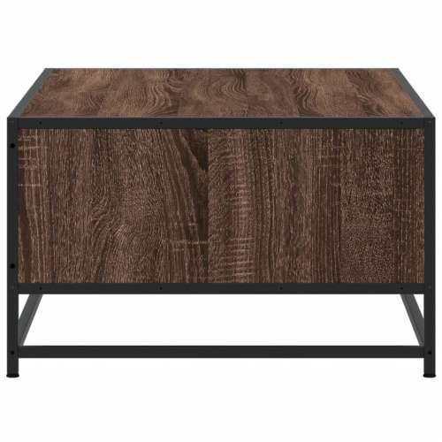 Stolić za kavu boja smeđeg hrasta 100x57x35 cm od drva i metala - Smeđi hrast 1 Cijena