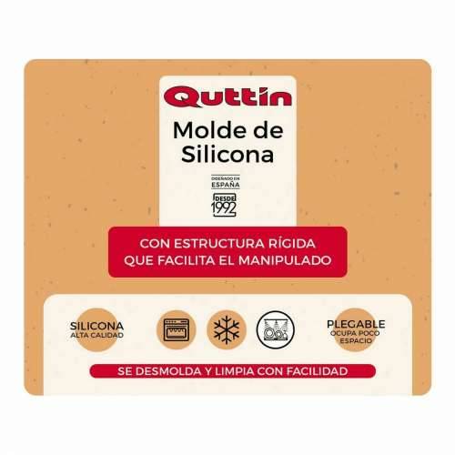 Kalup za Pečenje Quttin Silikon Grubo 31 x 28,5 x 5,3 cm (8 kom.) Cijena