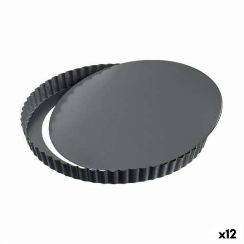 Odvojivi Kalup Quttin Crna Ugljični čelik 24 x 2,8 cm (12 kom.) Cijena