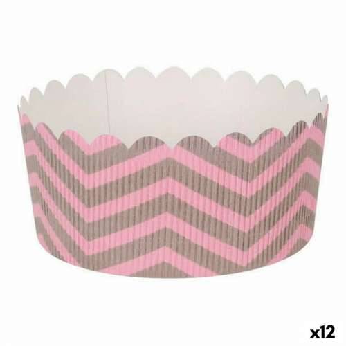 Kalup za Slastice Quttin Roza 6 Dijelovi 12 x 6 cm (12 kom.) Cijena