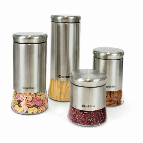 Čamac Quttin Čelik Staklo 11,5 x 11,5 x 23,5 cm (12 kom.) (1700 ml) Cijena