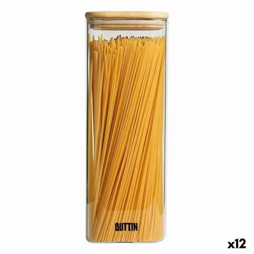 staklenka Quttin Bambus Kvadratno 2,15 L 10,2 x 28 cm (12 kom.) Cijena