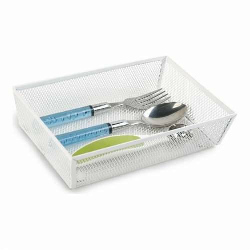 Organizator Pribora za Jelo Confortime Metal Bijela 21,8 x 15,24 x 5,2 cm (12 kom.) Cijena