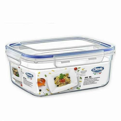 Hermetička Kutija za Ručak Dem Pravokutno 800 ml 17 x 13 x 8 cm (12 kom.) Cijena