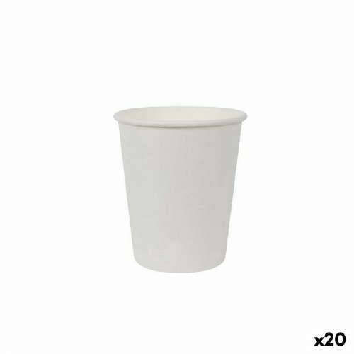 Set Čaša Algon Karton Bijela 12 Dijelovi 250 ml (20 kom.) Cijena