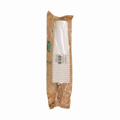 Set Čaša Algon Jednokratne Karton Bijela 15 Dijelovi 450 ml (16 kom.) Cijena