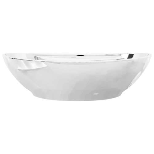 Umivaonik sa zaštitom od prelijevanja 58,5x39x21 cm keramički srebrni Cijena