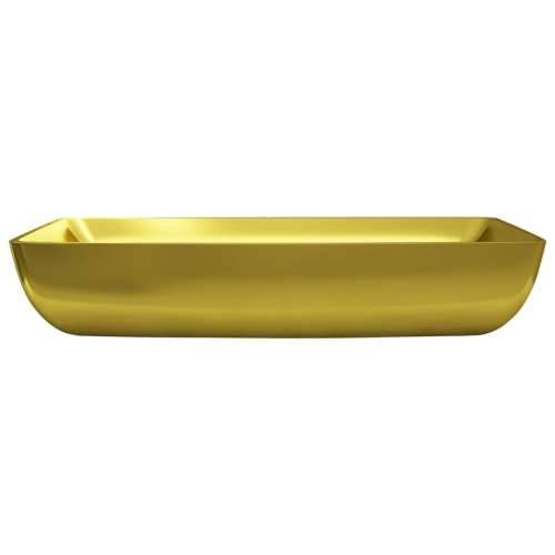 Umivaonik 71 x 38 x 13,5 cm keramički zlatni Cijena