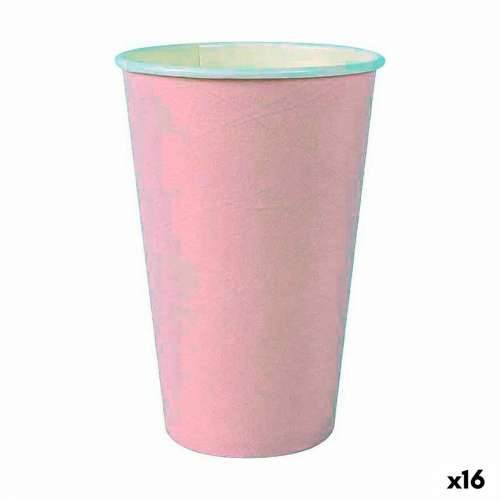 Set Čaša Algon Jednokratne Karton Roza 7 Dijelovi 450 ml (16 kom.) Cijena