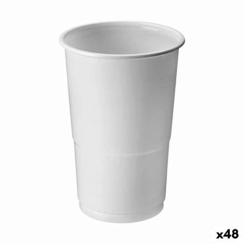 Set čaša za višekratnu upotrebu Algon Bijela 25 Dijelovi 250 ml (48 kom.) Cijena