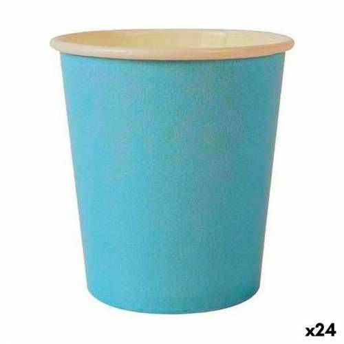 Set Čaša Algon Jednokratne Karton Plava 20 Dijelovi 120 ml (24 kom.) Cijena