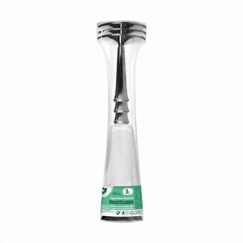 Set čaša za višekratnu upotrebu Algon kopanje Srebrna 3 Dijelovi 180 ml (36 Jedinice) Cijena