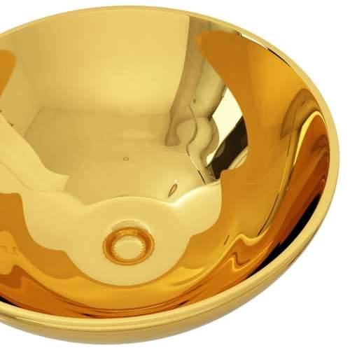 Umivaonik 32,5 x 14 cm keramički zlatni Cijena