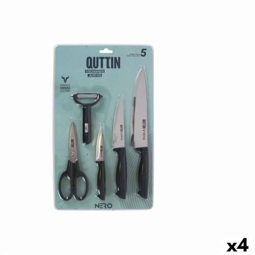 Kuhinjski Set Quttin Nero Crna 5 Dijelovi (4 kom.) Cijena